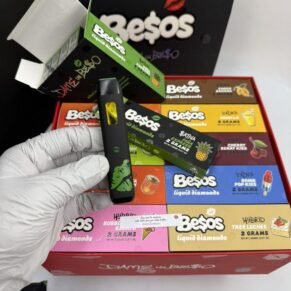 The Besos 2g Disposable Vape (often stylized as BE$OS) is a premium, high-potency cannabis concentrate device designed for users seeking a combination of convenience, modern aesthetics, and superior performance. Unlike standard nicotine-based disposables, Besos 2g disposable vape focuses on the cannabis market, specifically utilizing Liquid Diamond technology. This process involves using fresh frozen flower to create a concentrate that preserves a high terpene profile, resulting in a more authentic and flavorful experience compared to traditional distillates.